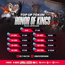 Top Up Token HONOR OF KINGS