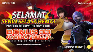 Senin Selasa Hemat Bonus 33